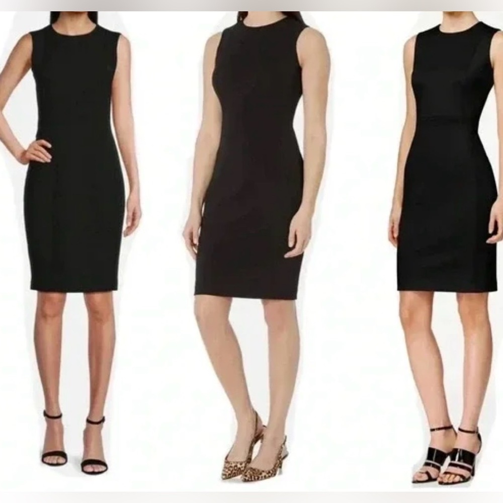 Calvin Klein Black Midi Dress